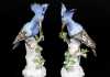 Pair of Meissen Style Porcelain "Hoopoe Birds"