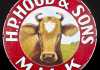 "H.P. Hood and Sons Milk" Single Sided Metal Sign