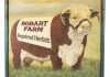 "Robart Farm Registered Herefords" Painted Sign