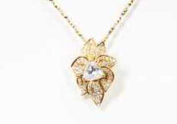 Kat Florence 18K Diamond Flower Necklace